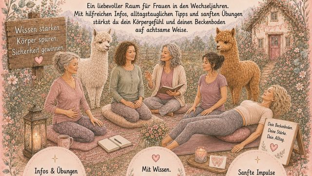 Beckenbodenseminar für Wechseljahre mit Melanie
