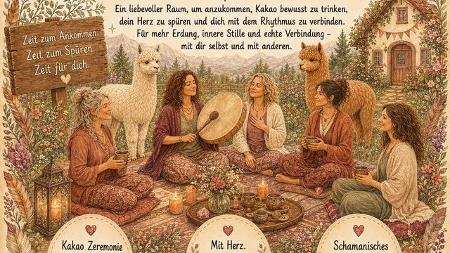 Kakao Zeremonie und Schamanische Trommeln